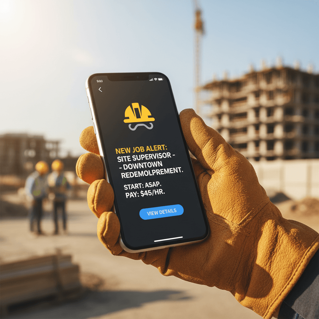 Daily lead generation notifications on mobile device