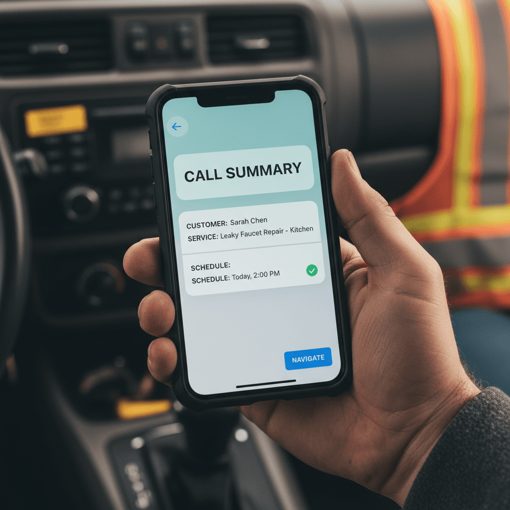 Daily lead generation notifications on mobile device